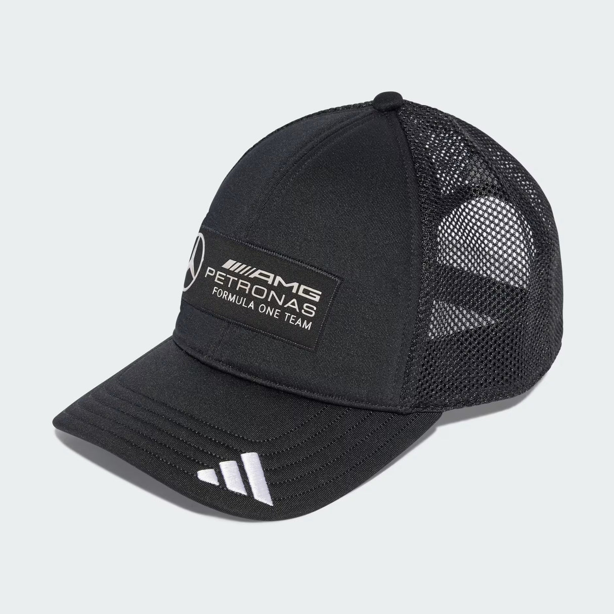 Czapka Mercedes, trucker, pełne logo, czarna 🔥