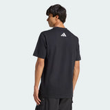 Koszulka polo Mercedes, Dna, grafika, adidas, czarne, 2026