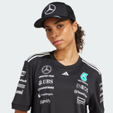 Czapka Mercedes, trucker, duże logo, czarna 🔥