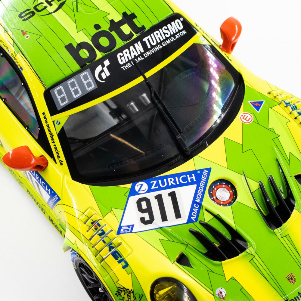 Manthey-Racing Porsche 911 GT3 R - 2018 24h Race Nürburgring #911 1:18 - FansBRANDS®