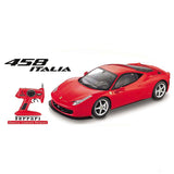 Ferrari Model car, 458 Italia, měřítko 1:10, červená, 2018
