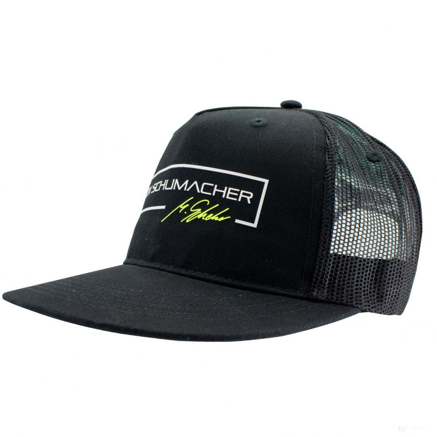 Kšiltovka Mick Schumacher Flatbrim, řada 1, pro dospělé, černá, 2019 - FansBRANDS®