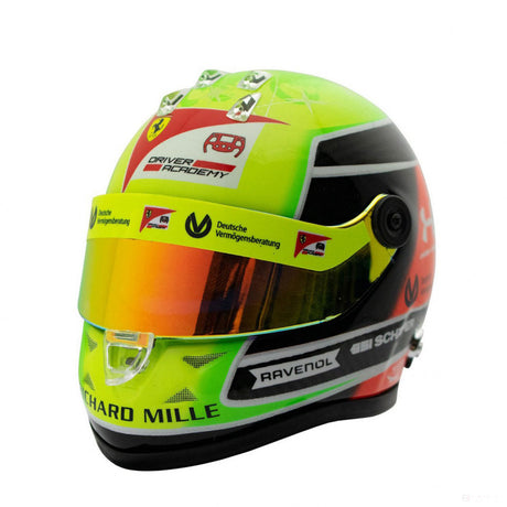 Mini přilba Mick Schumacher v měřítku 1:4, zelená, 2020 - FansBRANDS®