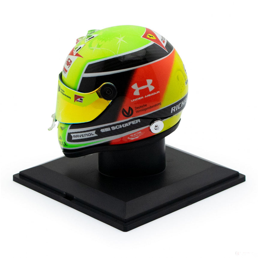 Mini přilba Mick Schumacher v měřítku 1:4, zelená, 2020 - FansBRANDS®