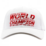 Baseballová čepice Michaela Schumachera, světový šampión, dospělý, bílá, 2018