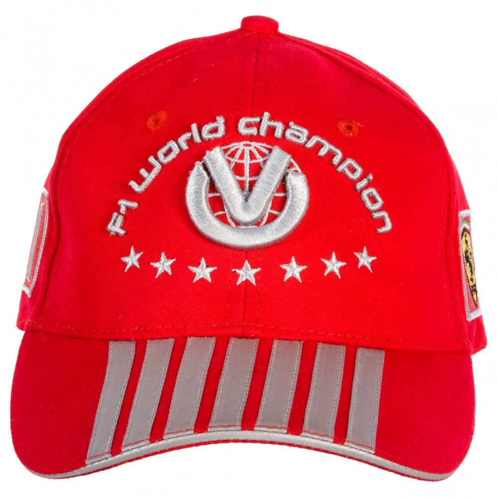 Baseballová čepice Michael Schumacher, 7 šampionů, pro dospělé, červená, 2015