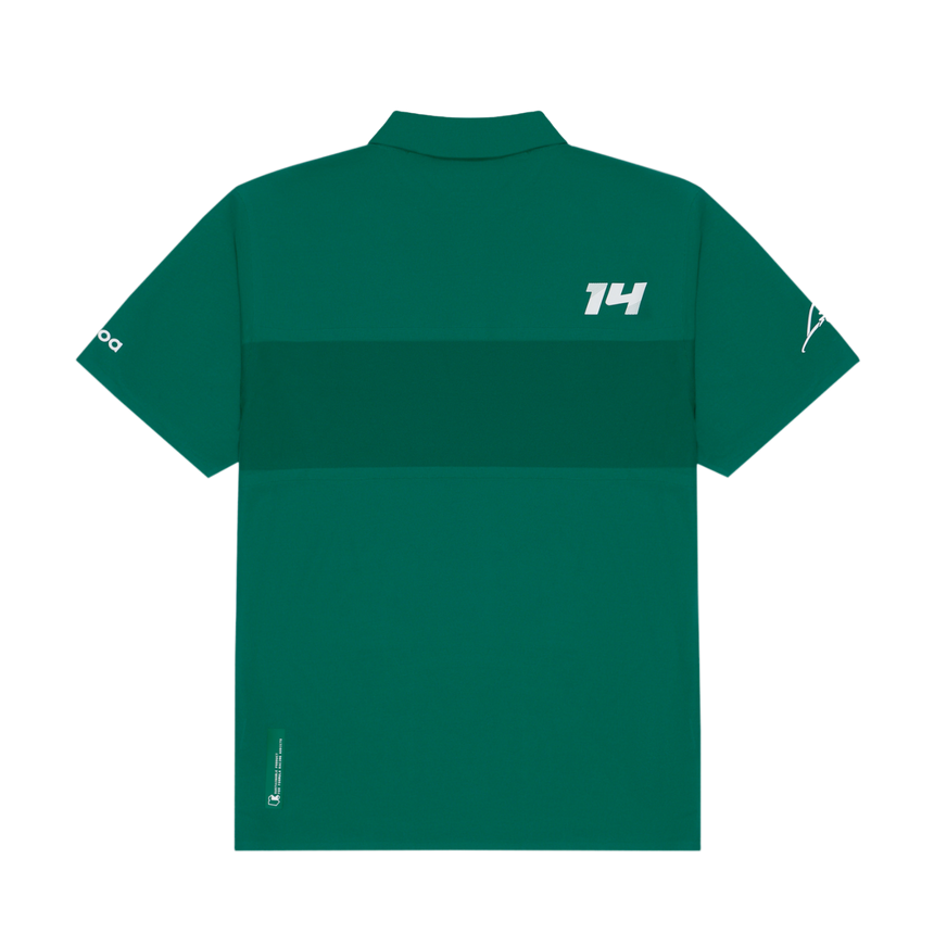 Fernando Alonso Kimoa Polo Shirt Minimal Green 2024