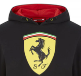 Sweter dziecięcy Ferrari, Scudetto, czarny, 2020