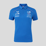 Koszulka polo Alpine, drużynowa, damska, niebieska, 2026