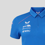Koszulka polo Alpine, drużynowa, damska, niebieska, 2026