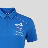 Koszulka polo Alpine, drużynowa, damska, niebieska, 2026