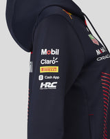 Red Bull Racing sweatshirt, hooded, full zip, team, women, blue, 2023