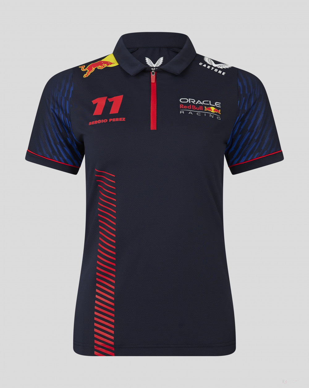 Red Bull Racing polo, Sergio Perez, women, blue, 2023 - FansBRANDS®