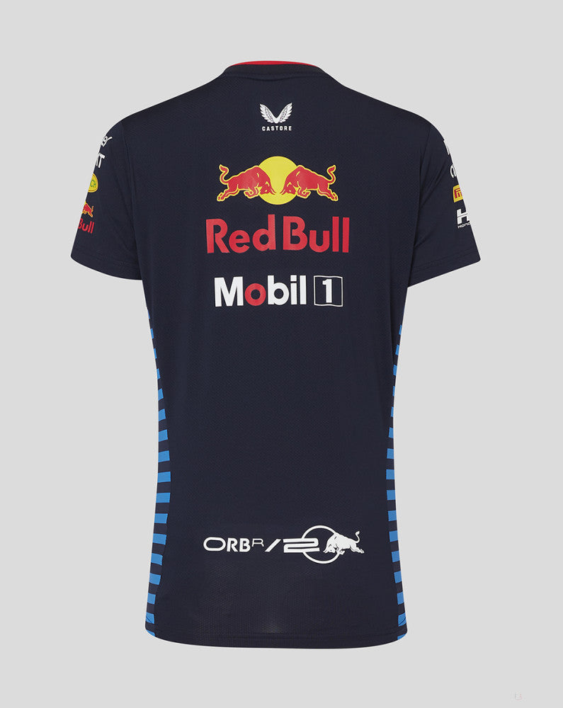 Red Bull tričko, Castore, týmové, dámské, modrá, 2024 - FansBRANDS®