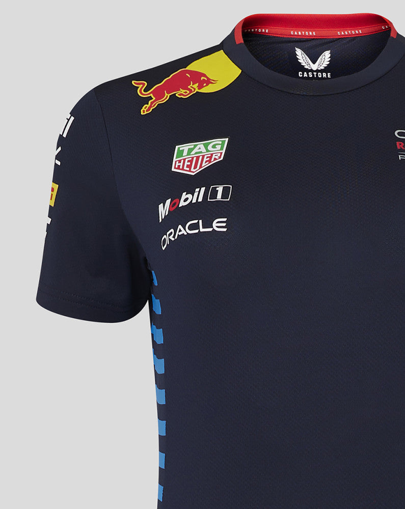 Red Bull tričko, Castore, týmové, dámské, modrá, 2024 - FansBRANDS®
