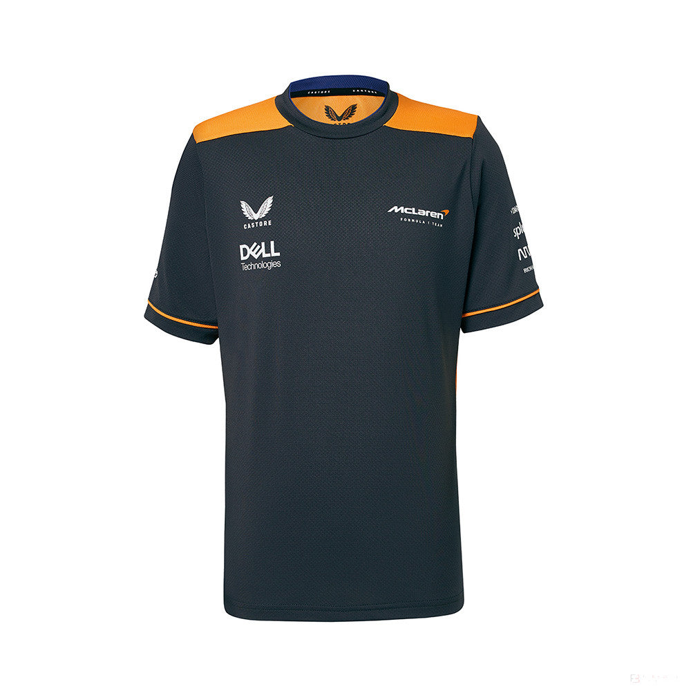 Dětské tričko McLaren, Team Set Up, šedá, 2022