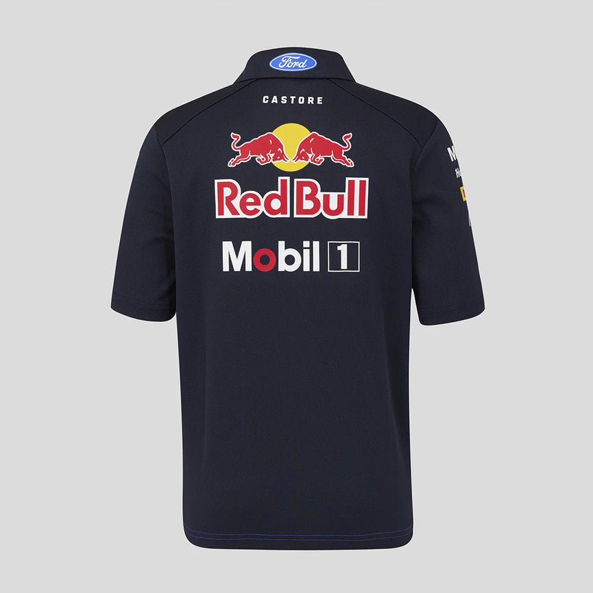 Koszulka polo Red Bull, drużyna, dzieci, niebieski