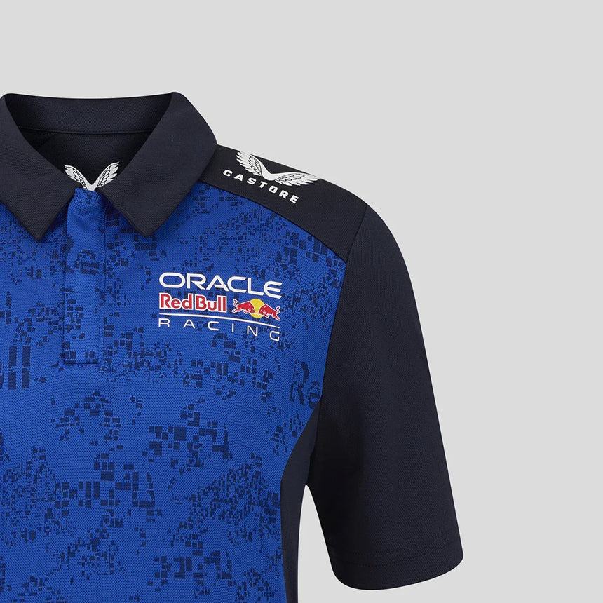 Polo Red Bulla, zespół, Isack Hadjar, dzieci, niebieski