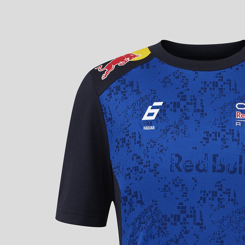 Koszulka Red Bulla, zespół, Isack Hadjar, dzieci, niebieski