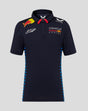 Red Bull koszulka z kołnierzykiem, Castore, Max Verstappen, dziecięca, niebieski, 2024 - FansBRANDS®