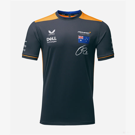 Tričko McLaren, Daniel Ricciardo Team, Grey, 2022 - FansBRANDS®