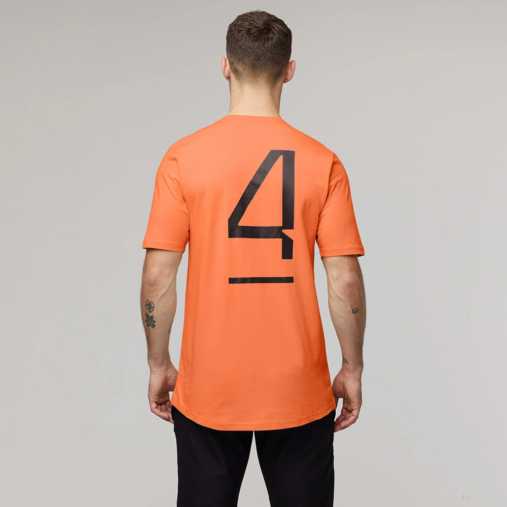 Tričko McLaren, Lando Norris #4, oranžové, 2022
