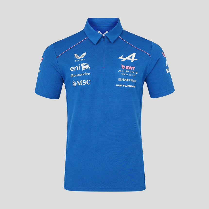 Alpine polo, drużyna, niebieski, 2026