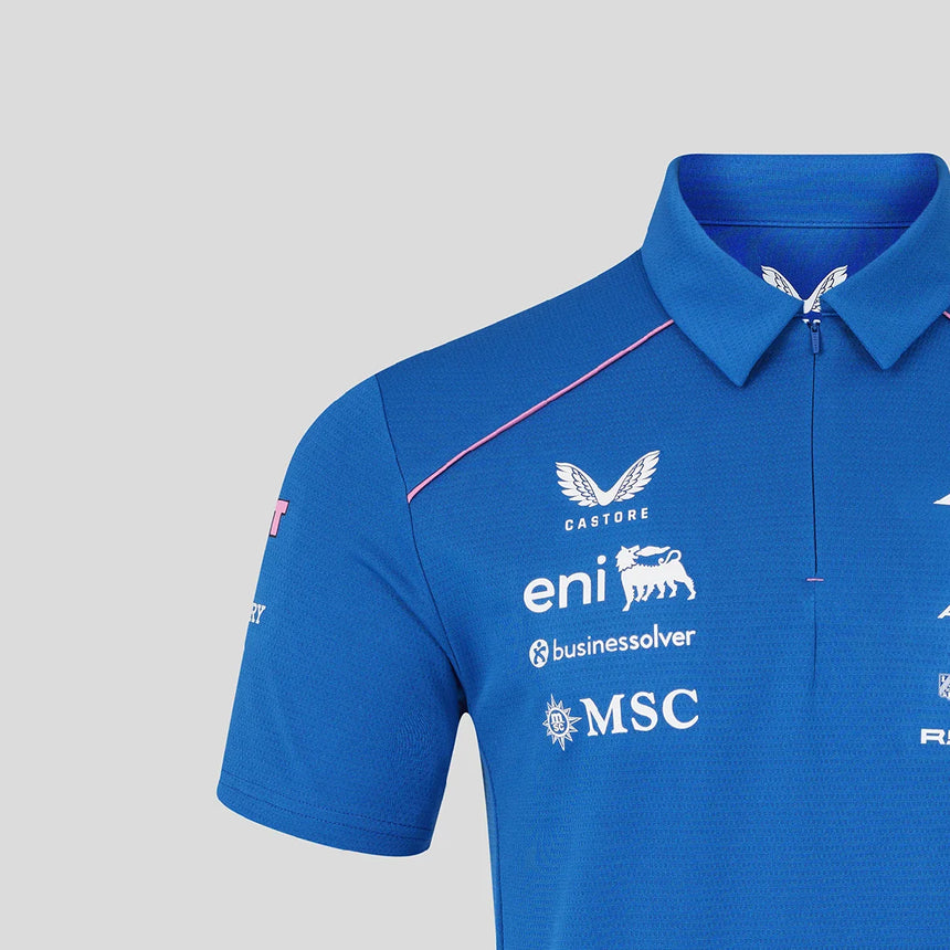 Alpine polo, drużyna, niebieski, 2026