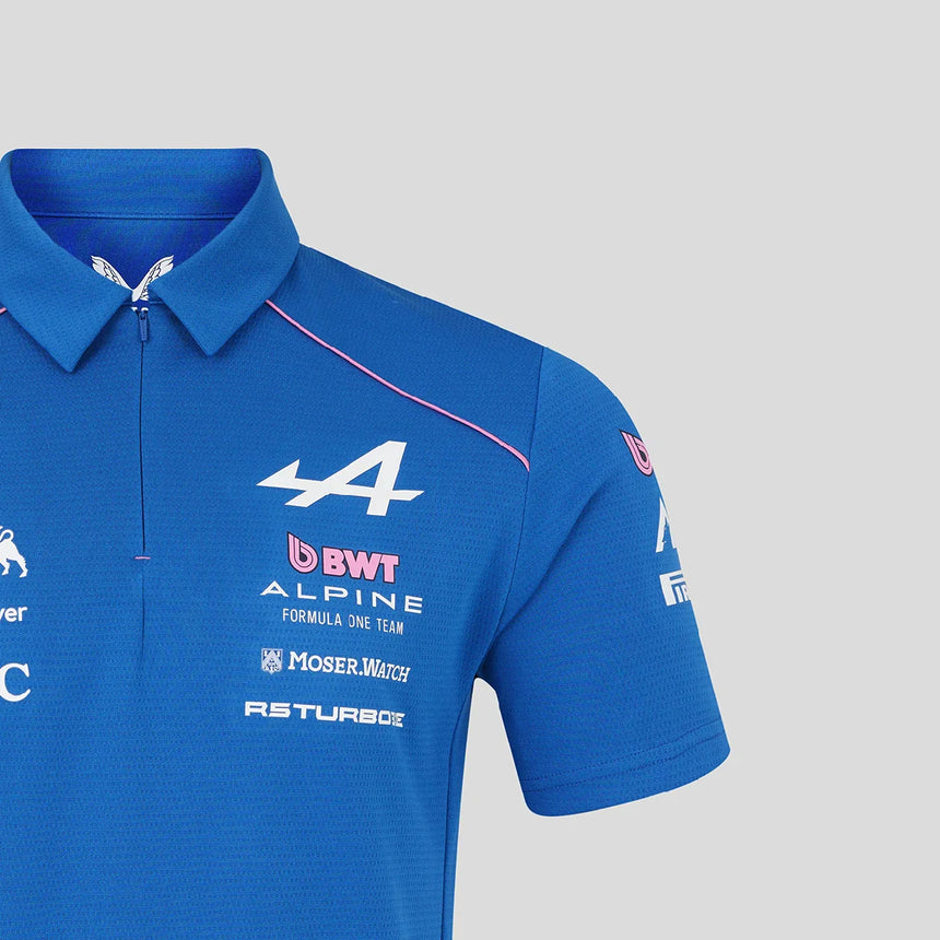 Alpine polo, drużyna, niebieski, 2026