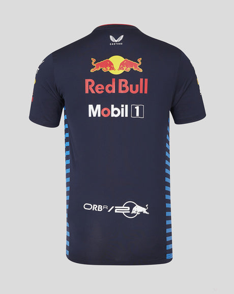 Red Bull tričko, Castore, týmové, modrá, 2024