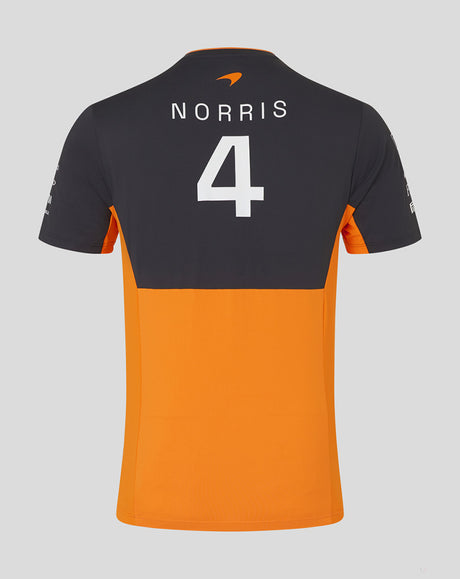 McLaren tričko, Castore, Lando Norris, oranžový - FansBRANDS®