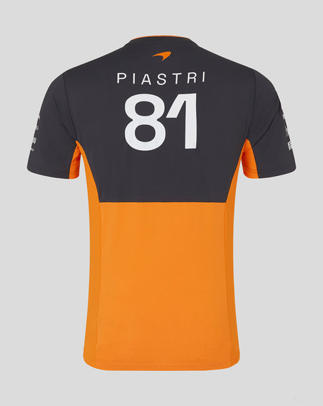 McLaren tričko, Castore, Oscar Piastri, oranžový - FansBRANDS®