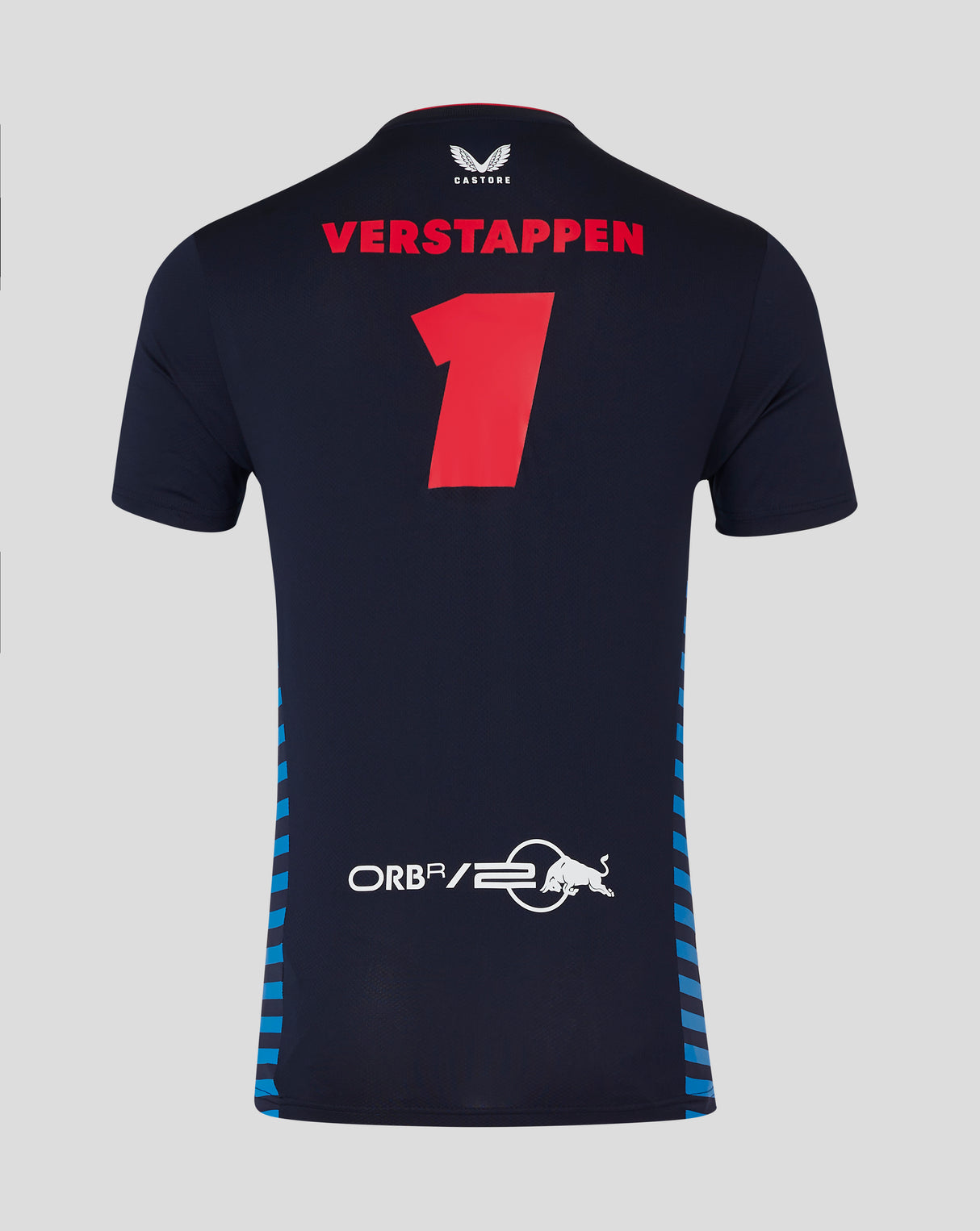 Red Bull koszulka, Castore, Max Verstappen, niebieski, 2024 - FansBRANDS®