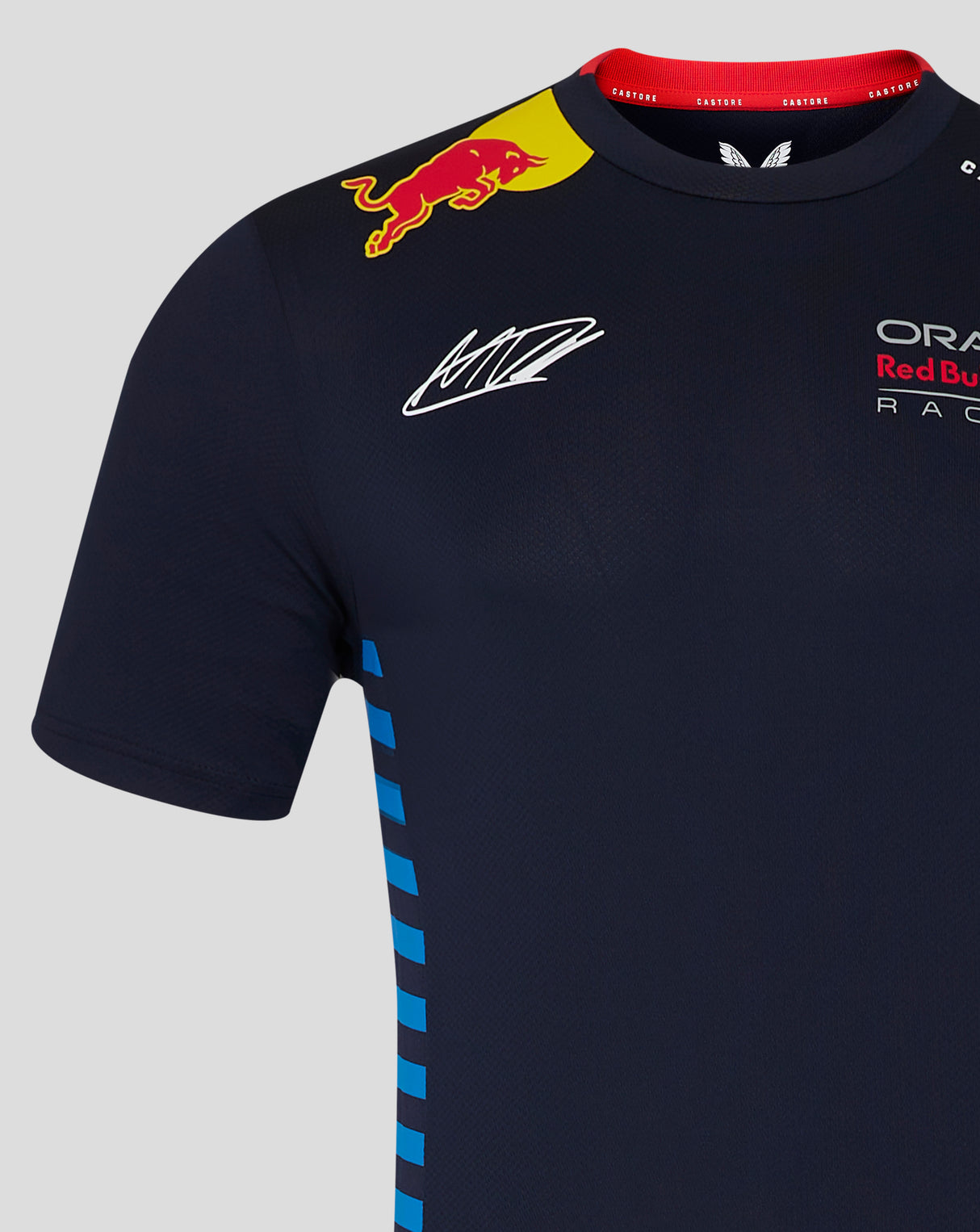 Red Bull koszulka, Castore, Max Verstappen, niebieski, 2024 - FansBRANDS®