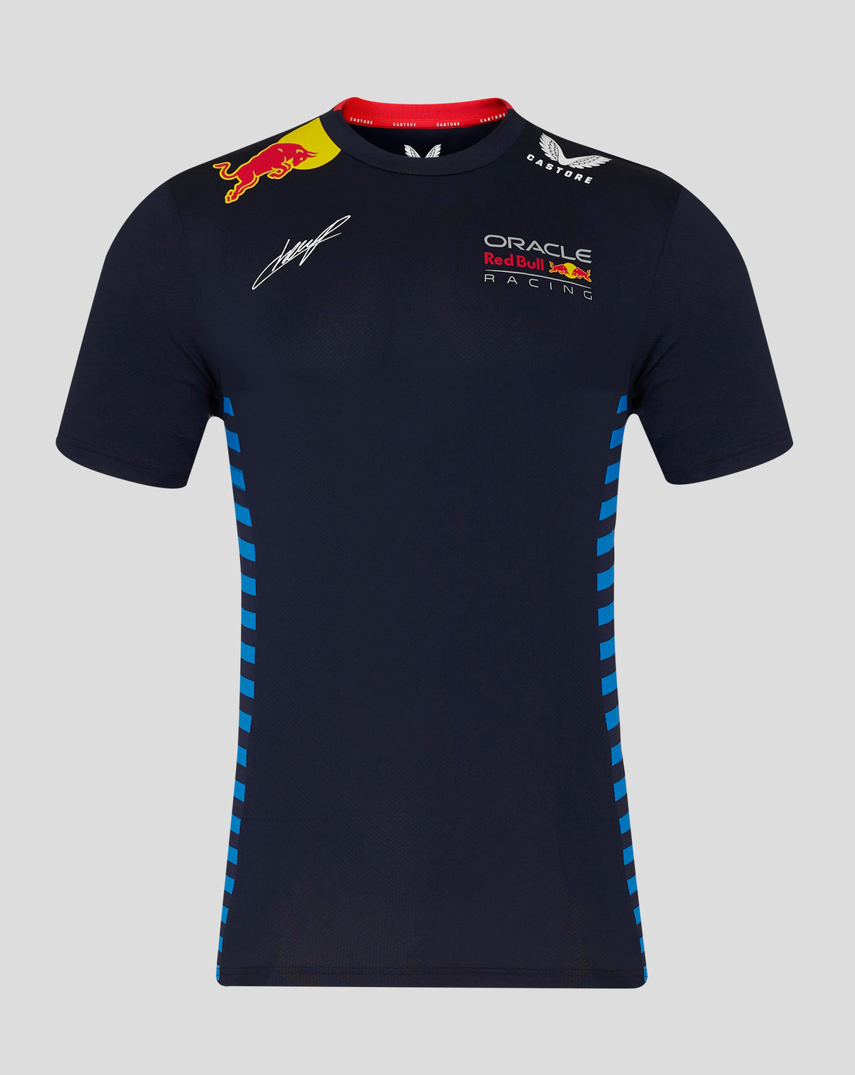 Red Bull koszulka, Castore, Sergio Perez, niebieski, 2024 - FansBRANDS®