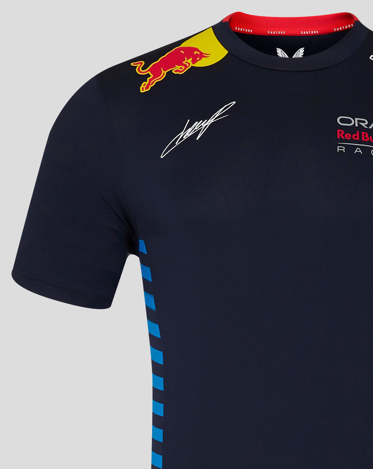 Red Bull koszulka, Castore, Sergio Perez, niebieski, 2024 - FansBRANDS®