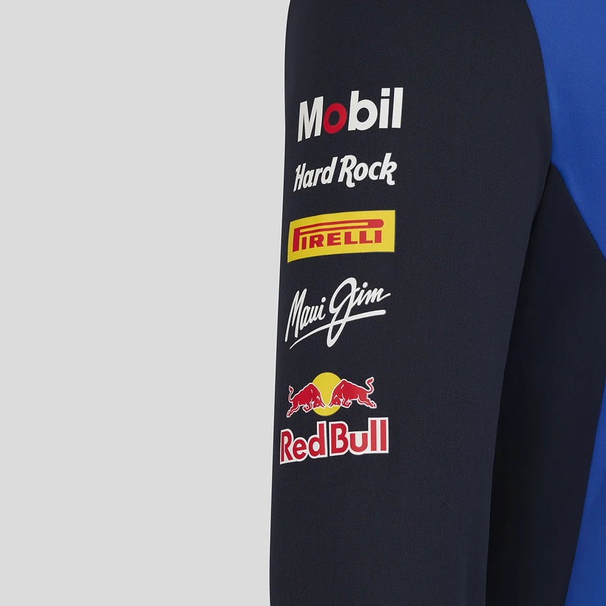 Bluza Red Bull, teamowa, zamek 1/4, niebieska