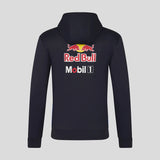 Bluza z kapturem Red Bull, teamowa, zapinana na zamek na całej długości, niebieska