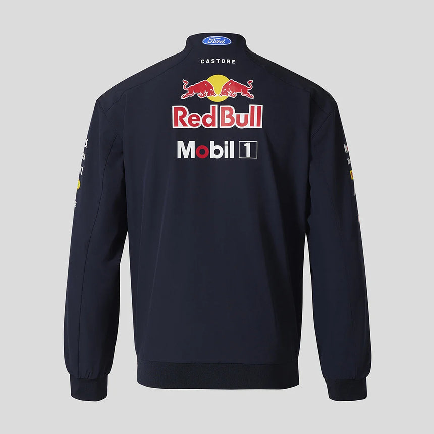 Kurtka Red Bull, bomberka, zespół, niebieski