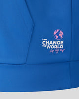 Alpejska bluza z kapturem, zespół, niebieska