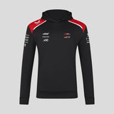 Bluza z kapturem Haas F1, zespół, czarna