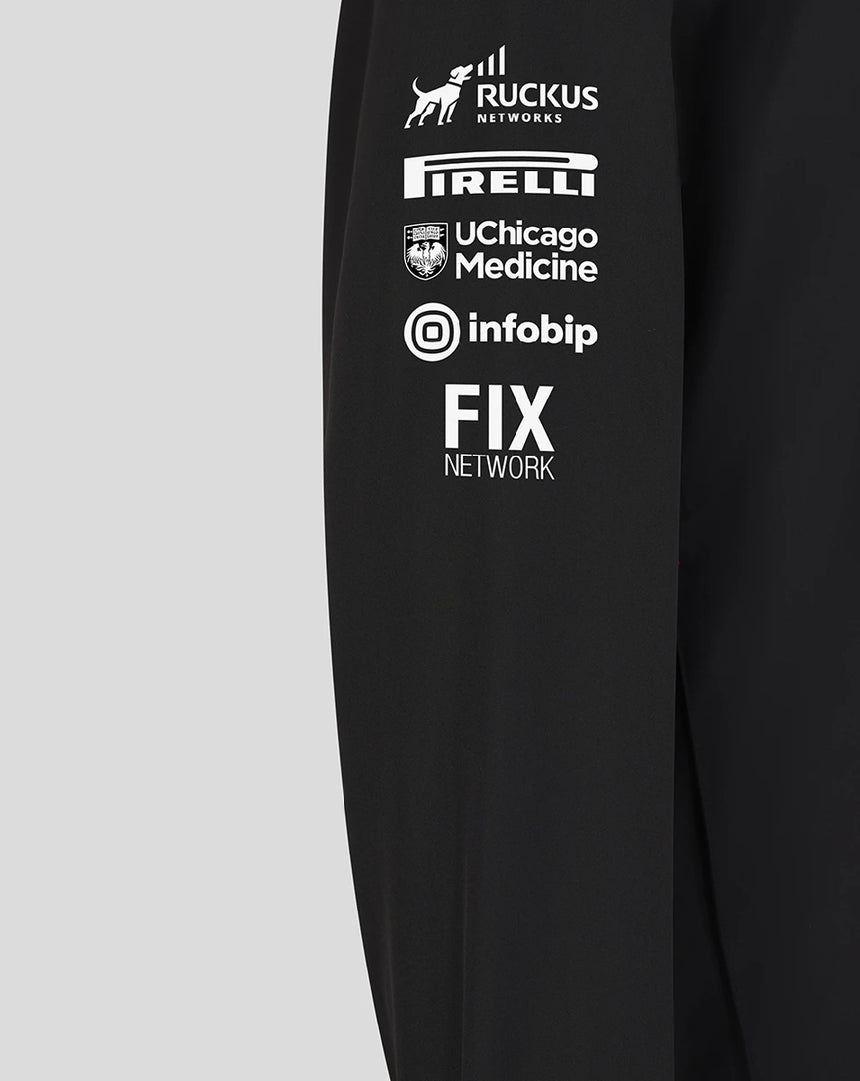 Kurtka przeciwdeszczowa zespołu Haas F1, czarna