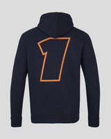 Red Bull Racing sweatshirt, hooded, Max Verstappen O1, blue - FansBRANDS®