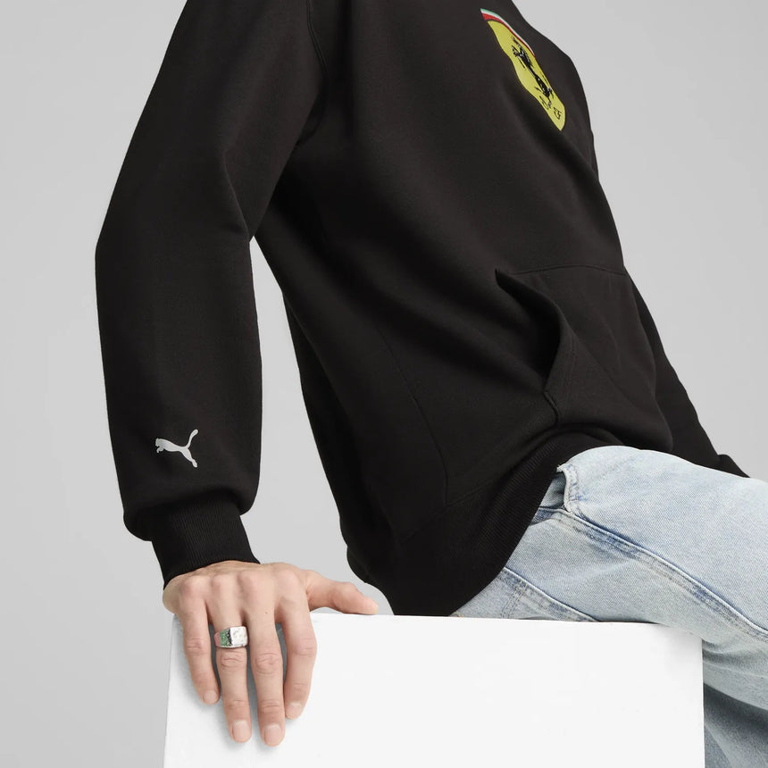 Ferrari Race Hoodie – Schwarz 🔥