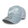 Alpejska czapka trucker, sezonowa, niebieska