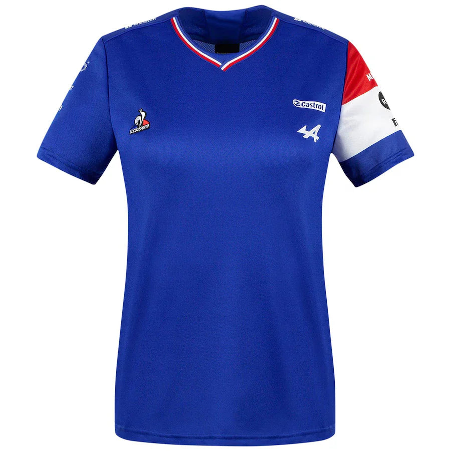 Damska koszulka Alpine, Fernando Alonso 14 Zespół, Niebieski, 2021