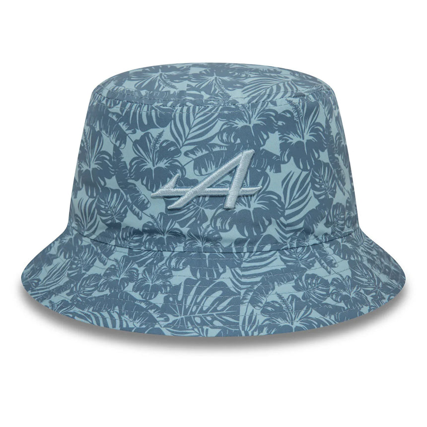 New Era Alpine Bucket Hat, Blumenmuster, Blau