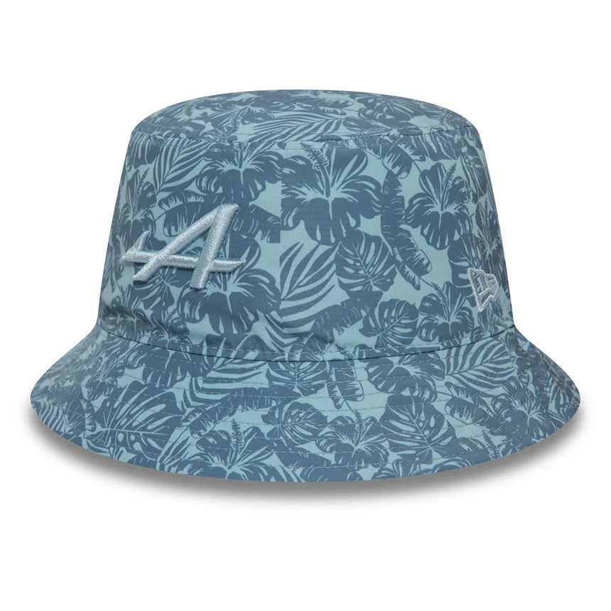 New Era Alpine Bucket Hat, Blumenmuster, Blau