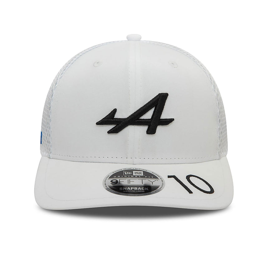 Alpine Cap, NEW ERA, Pierre Gasly, 9FIFTY, Adult, White, 2024