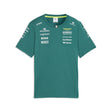 Aston Martin damski t-shirt, zespół, Puma, zielony, 2026